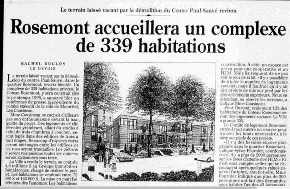 DÉMOLITION DU CENTRE PAULSAUVÉ 30 ANS DÉJÀ EST MÉDIA Montréal